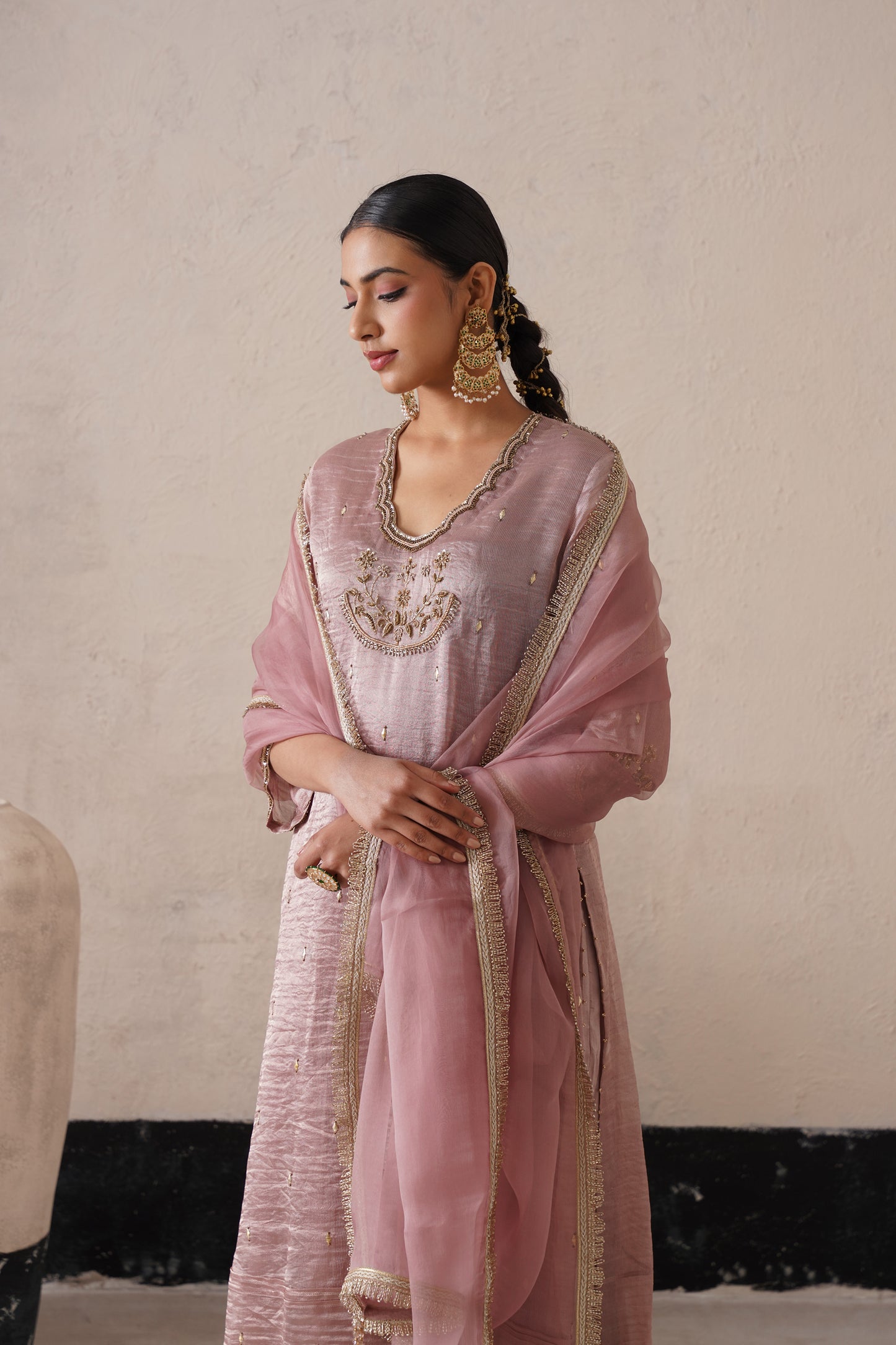 Elysian Ivory Straight Kurta Set