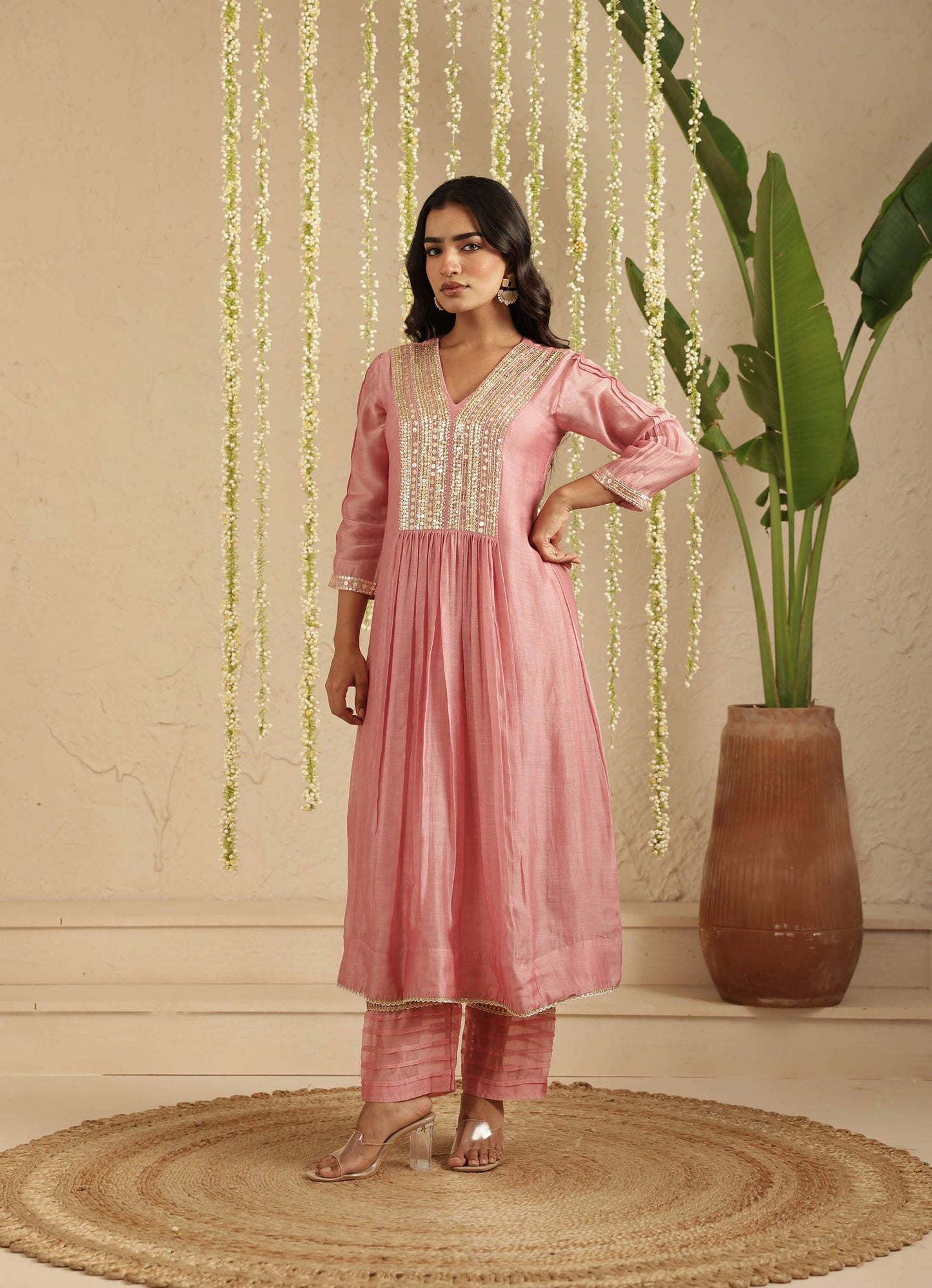 Dusty Pink 2 Pc Set