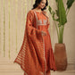 Rust Side Tier Anarkali