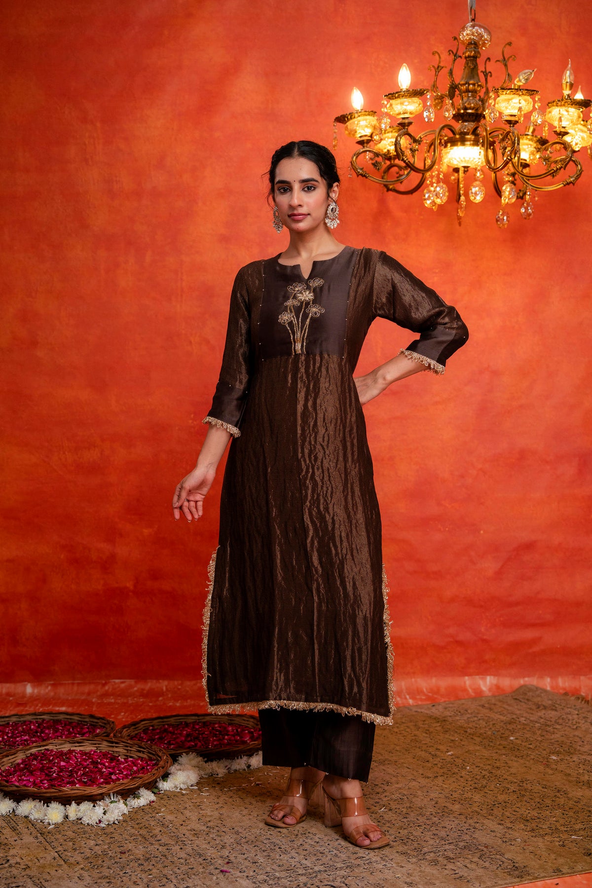 Brown Tissue 2 Pc set