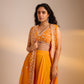 Embellished Plazzos set with Cape