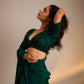 Embellished  Lehenga Draped Saree