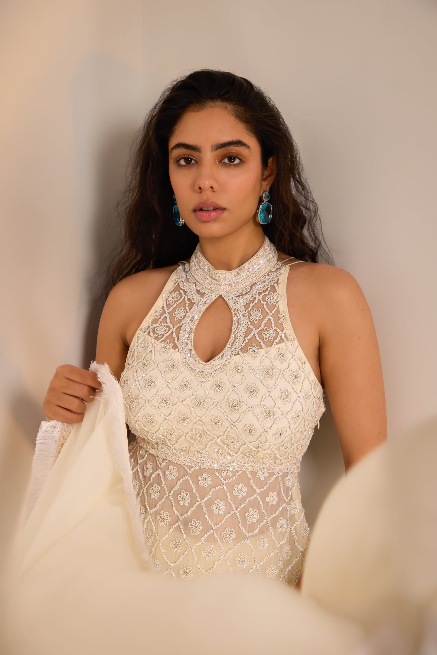Embellished Sharara set