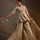 Embellished Peplum Sharara set