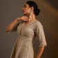 Embellished Peplum Sharara set