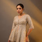 Embellished Peplum Sharara set