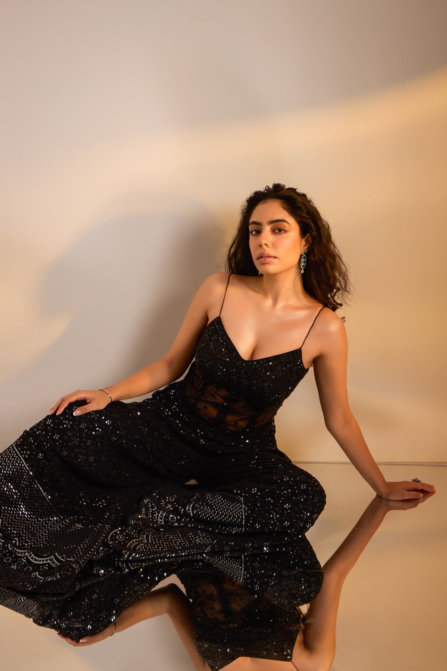 Embellished Corset Sharara Set