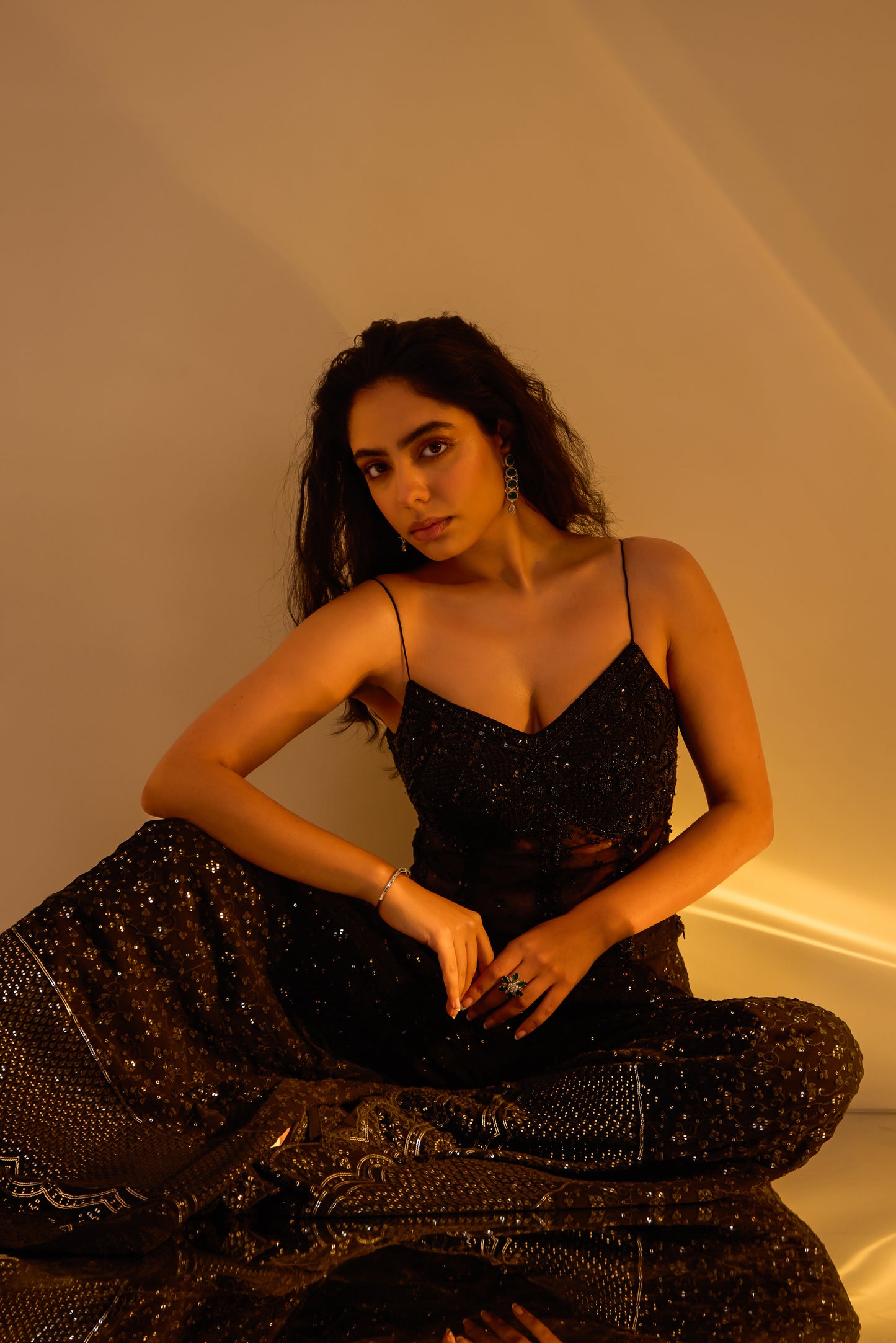 Embellished Corset Sharara Set