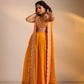Embellished Plazzos set with Cape