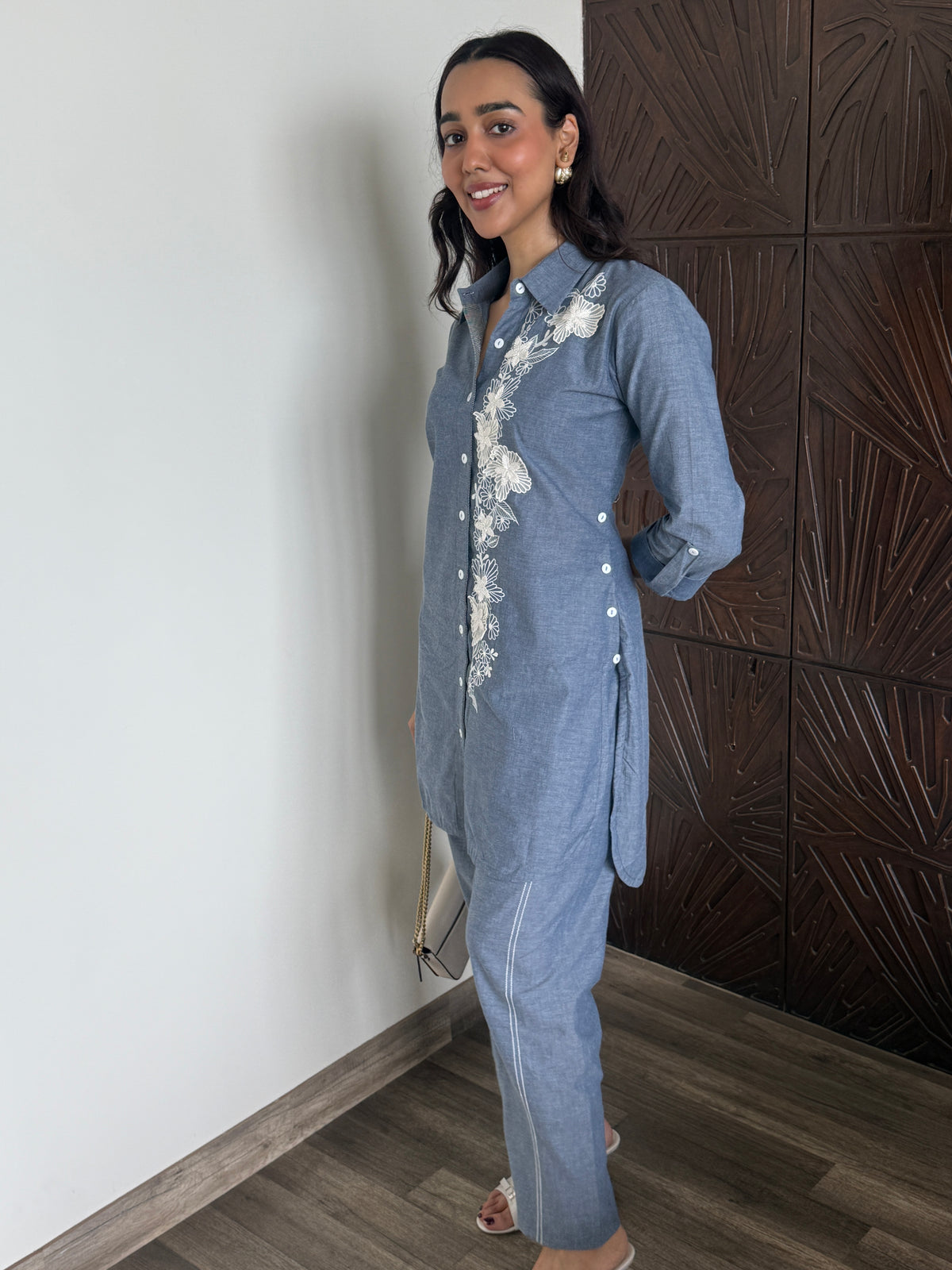 Denim Vine Coord Set