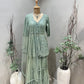Mint green Sharara set