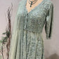 Mint green Sharara set