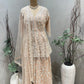 Blush Peach Sharara set