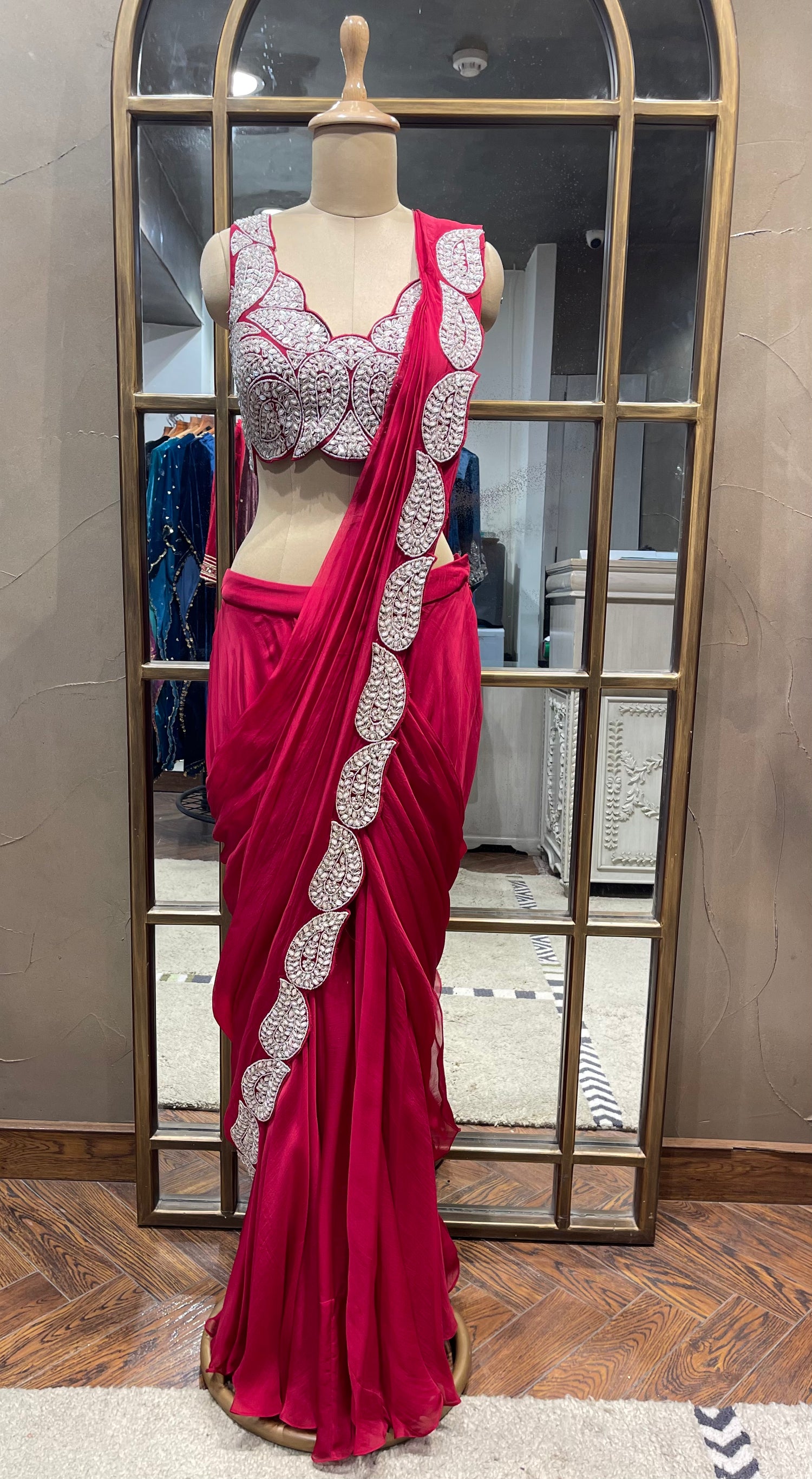 Draped Saree