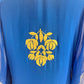 Royal Blue leather work Kaftan
