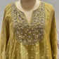 Gold Banarsi Kaftan Set