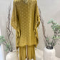 Gold Banarsi Kaftan Set