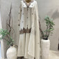 Ivory Tissue Dabka Sharara Set