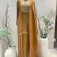 Antique Gold Tissue Coin Sharara Set