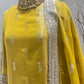 Yellow Kanjivaram Kurta Set