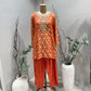 Orange Banrasi Co - ord Set