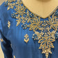 Blue Zardozi Sharara Set