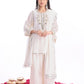 Straight short length shirt, Dupatta with Farsi salwar