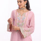 U Cut short length shirt, Potli with Farsi Salwar