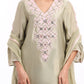 U Cut short length shirt, Dupatta with Farsi salwar