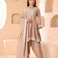 Anarkali dupatta set, Dupatta with Narrow Salwar set