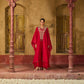 Crinkle Chanderi Kaftan Set