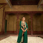 Emerald Green Jacket and Banarsi Pants set