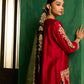 Scarlet Red and Deep Olive Kurta Set