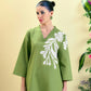 Green Willow Kurta Set