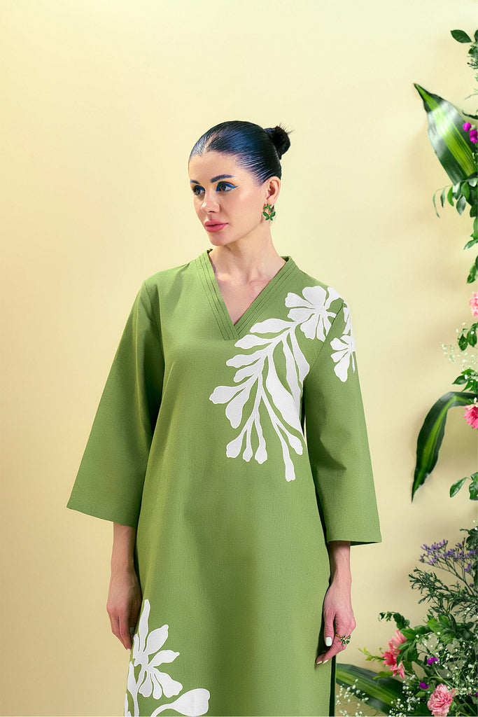 Origani Green Willow Kurta Set