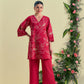 Red Nira Tunic Set
