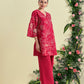Red Nira Tunic Set