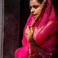 Fuschia Pink Silk Kurta Set with Heavy Dori and Dabka Work