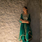 Green Silk Kurta Set