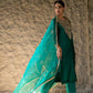 Green Silk Kurta Set