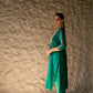 Green Silk Kurta Set