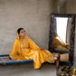 Yellow Silk Kurta Set with Heavy Gota Zardozi Dabka Work