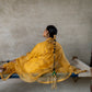 Yellow Silk Kurta Set with Heavy Gota Zardozi Dabka Work
