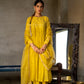 High Yoke Mul Chanderi Kurta Set with gathers