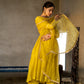 High Yoke Mul Chanderi Kurta Set with gathers