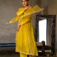 High Yoke Mul Chanderi Kurta Set with gathers