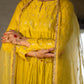 High Yoke Mul Chanderi Kurta Set with gathers