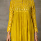 High Yoke Mul Chanderi Kurta Set with gathers