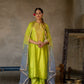 Green Silk Kurta Set