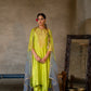 Green Silk Kurta Set